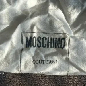 Moschino | Bags | Moschino Rare Leather Trimmed Fashion  display picture 2